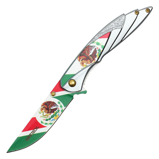 8" Silver Mexico Pocket Knife