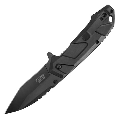 8" Black Pocket Knife