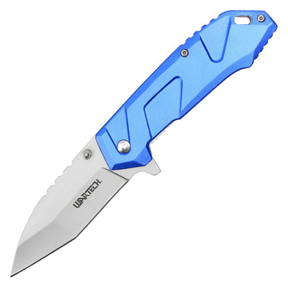 8" Blue Pocket Knife