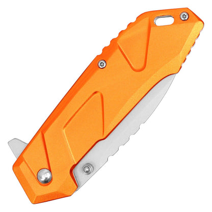 8" Orange Pocket Knife