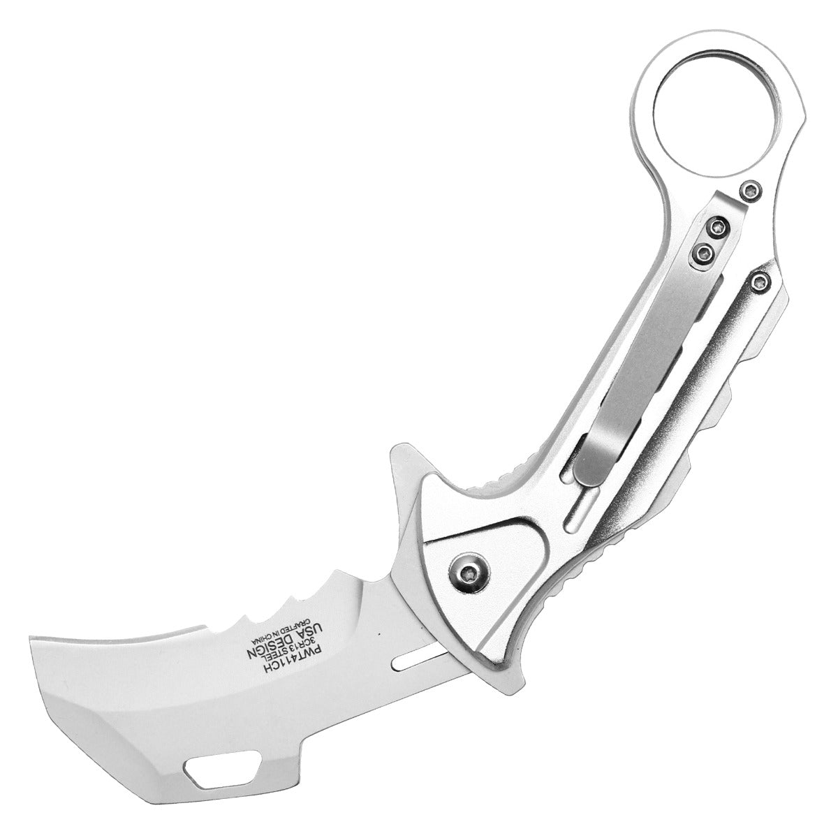 Chrome Pocket Karambit