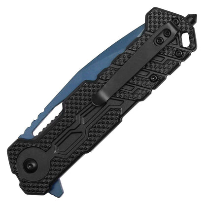 Blue Tactical Pocket Knife