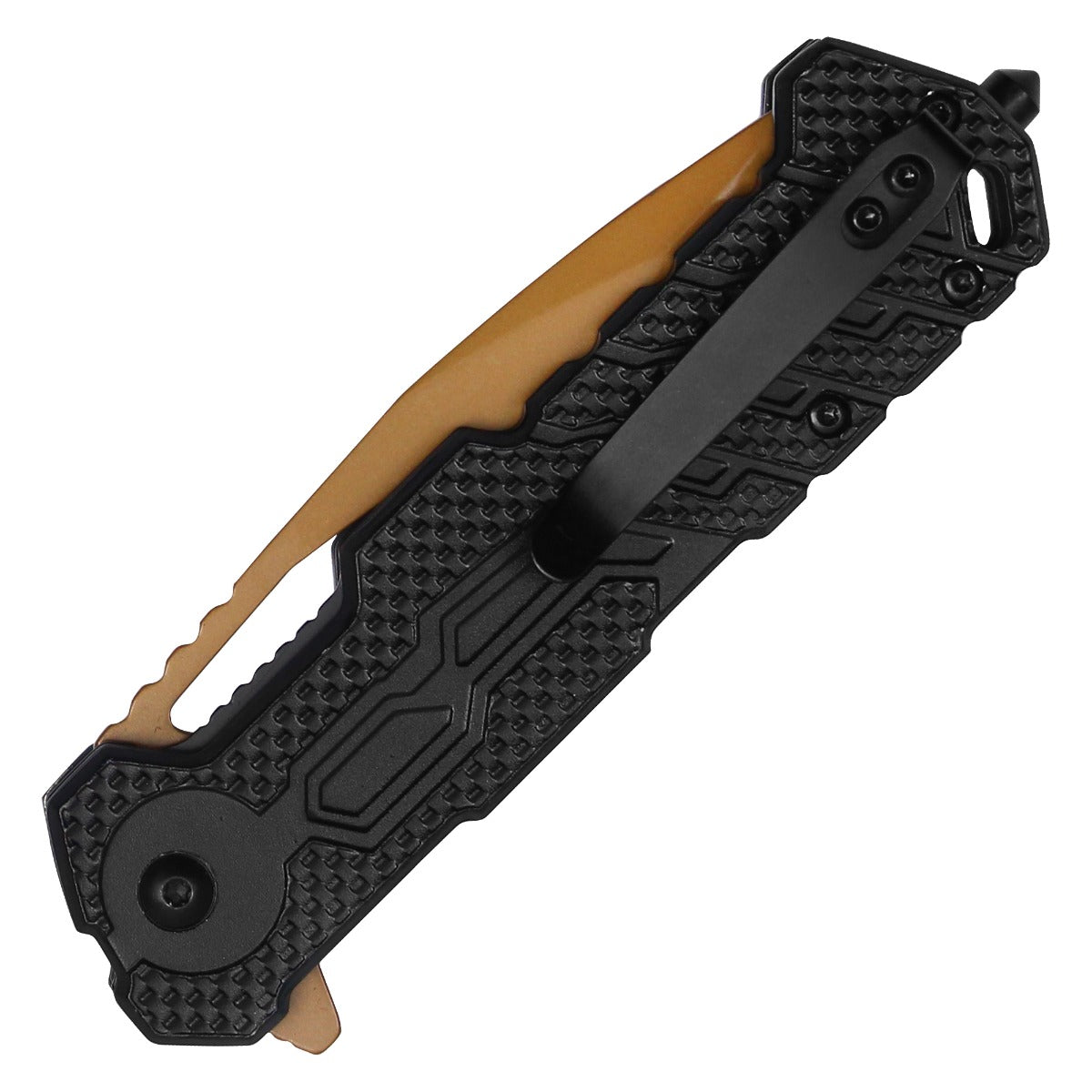 Orange Tactical Pocket Knife