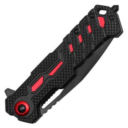 Red Tactical Pocket Knife