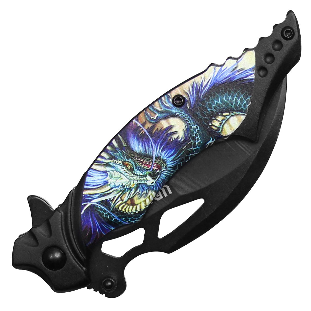 Black Dragon Pocket Knife