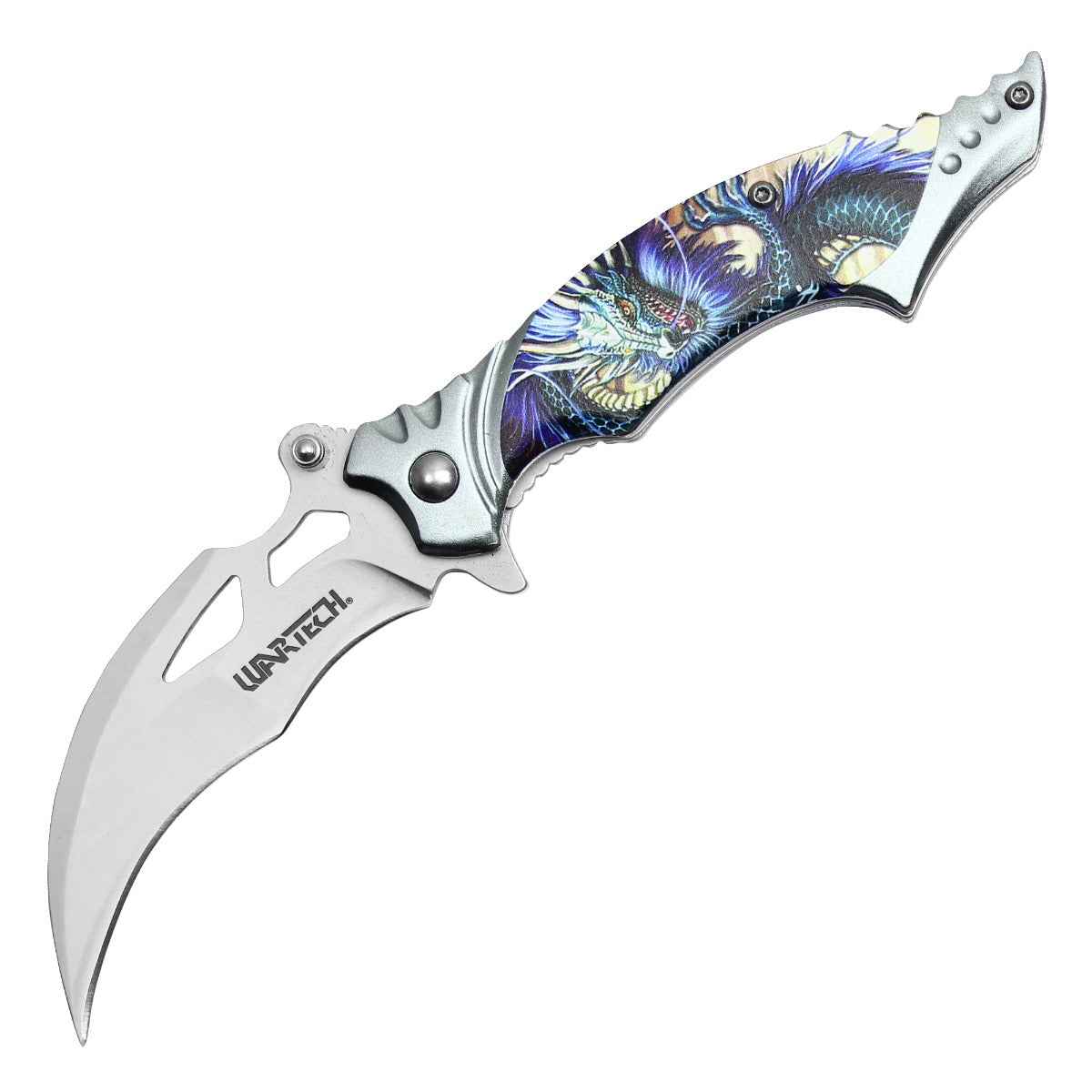 Silver Dragon Pocket Knife