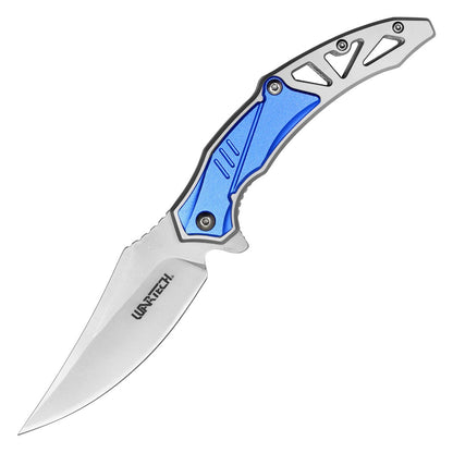 Blue Trailing Point Pocket Knife