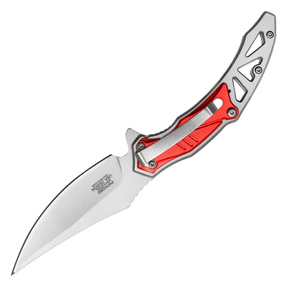 Red Trailing Point Pocket Knife