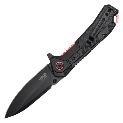 Wartech 7.75" Thin Red Line Pocket Knife