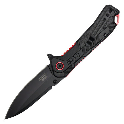 Wartech 7.75" Thin Red Line Pocket Knife