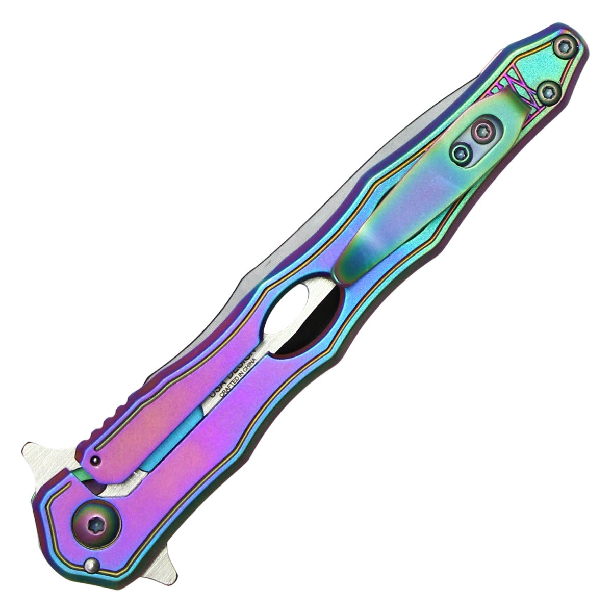 Wartech 8" Rainbow Pocket Dagger