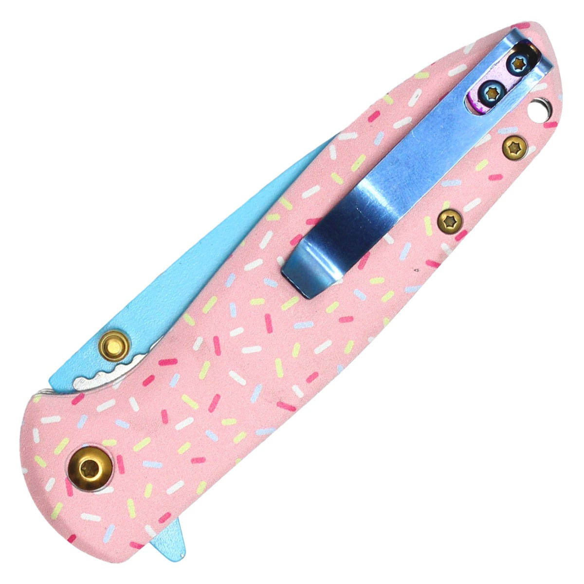 Wartech / Sweet Treats - 7.5" Frosted Donut Pocket Knife