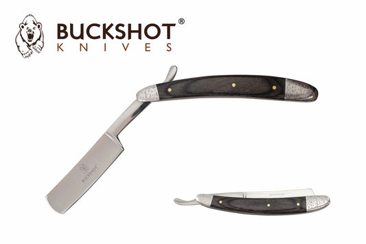 10" Buckshot Straight Razor (Black)